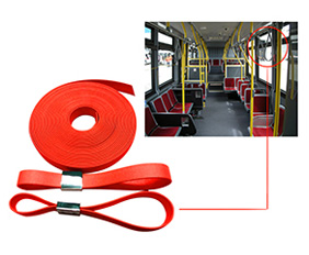 Bus handle strap