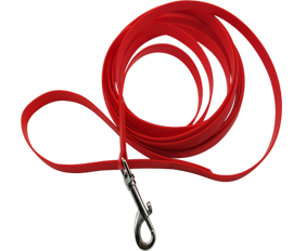 PVC pet leads leashes supplies red for tracking training waLking