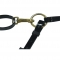 TPU horse breastplate with martingale in Black