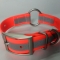 Reflective center O ring dog collar PVC