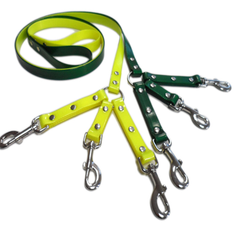 3 Dogs triple with leash TPU