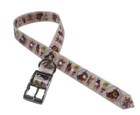 Flexible and soft cartoon pet collar TPU