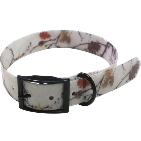 durable plastic coated webbing dog collar