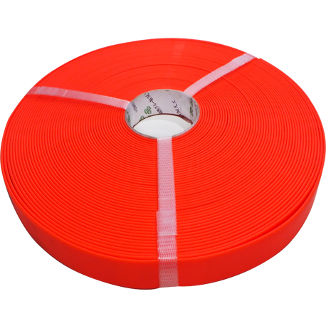 red PVC collar straps