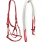 Waterproof horse race bridle and rein in different colors