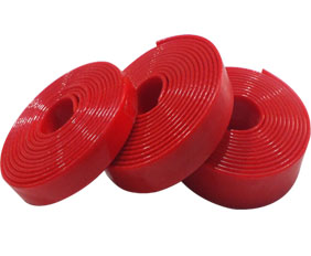 Fluorescent Red polyurethane TPU coated nylon straps with different sizes