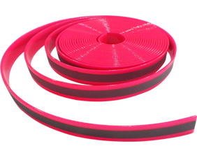 Glossy Pink TPU coated Nylon webbing