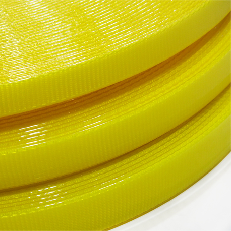 yellow webbing for dog collar