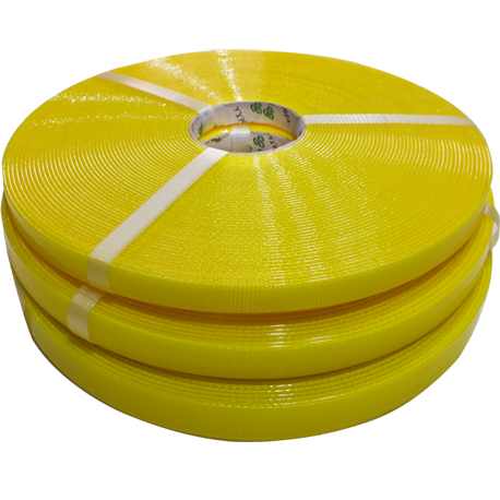 yellow flat webbing for various use