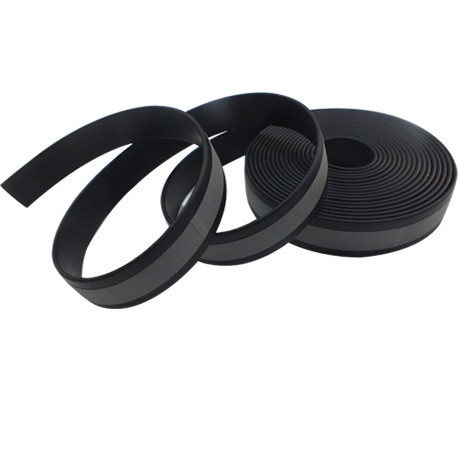 Black reflective PVC straps for pet collar