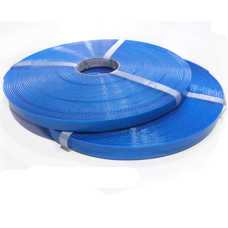 Blue TPU coated nylon straps