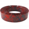 Odour and mould resistant red camo design TPU hunting collar straps