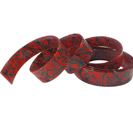 Odour and mould resistant red camo design TPU hunting collar