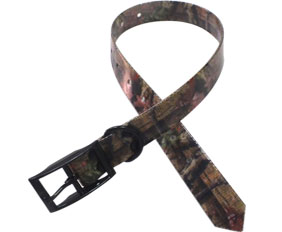 Autumn leaves camouflage hunt collars made from Poly-Nylon