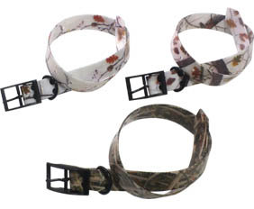 Snow white camouflage pattern polyurethane dog collar for 2016 hunting season