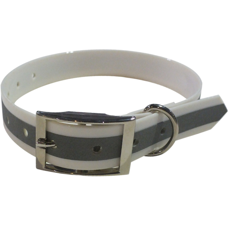1``snow white reflective printed on TPU dog collar strap