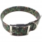 2016 fashion design camouflage TPU pet dog collar for walking