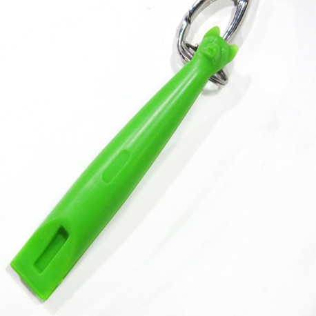 Lime green dog whistle
