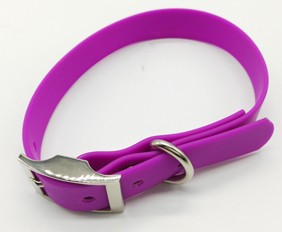 Purple small puppy pet collars PVC