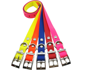 Soft light weight dog puppies collars with many colors available