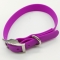 Purple small puppy pet collars PVC