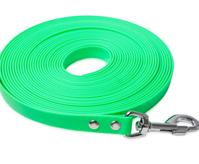 Dog training rescue tracking line PVC lime green