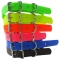 Blue hunter training collar made from plastic coated webbings