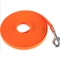 Orange PVC 15mm tracking line dog leash schutzhund waterproof