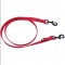 Adjustable PVC dog leash for dog running walking red color