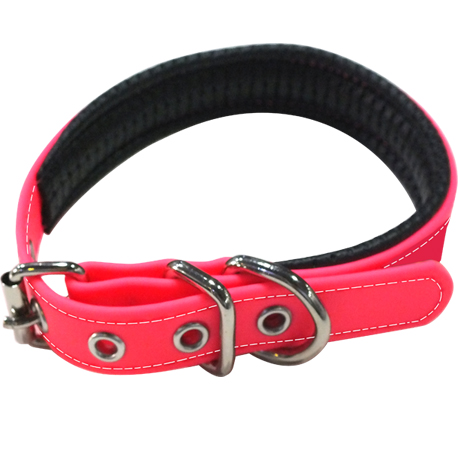 pink dog collar leash