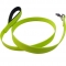 Neon yellow soft handle PVC dog leads supplier factory