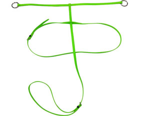 Lime green cold resistant running martingale PVC equestrian products