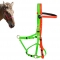 Cold resistant horse tack trail endurance bridle halter combination