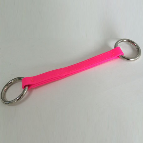 Hot pink irish martingale supplies made from PVC coated nylon webbing