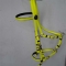 Neon yellow endurance bridle and halter combination PVC