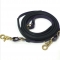 2 brass snap hooks black endurance PVC rein for horse riding