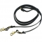 Black TPU horse reins for endurance racing