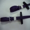 Deep purple horse racing tack PVC horse reins split style