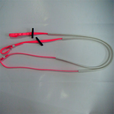 pink PVC split rein