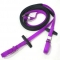 Purple anti-slip rubber grip horse rein made from PVC-nylon