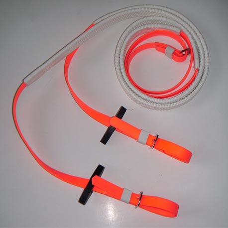 orange PVC rein