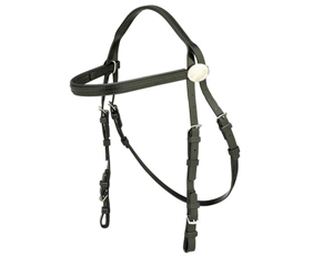 PVC western headstall wholesale in black