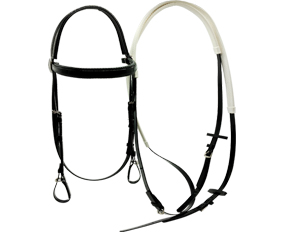 Transparent black TPU horse bridle headstall supplies