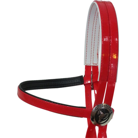 Fluo red TPU horse tack headstall
