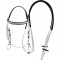 TPU coated nylon horse riding headstall and rein attached