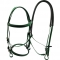 Cob size horse bridle with rein made from PVC coated nylon webbing