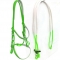 lime green PVC horse trail bridle with rein factory manufacturer
