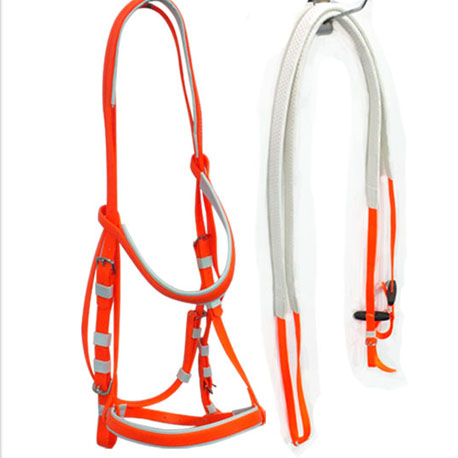 bridles and reins with soft padding