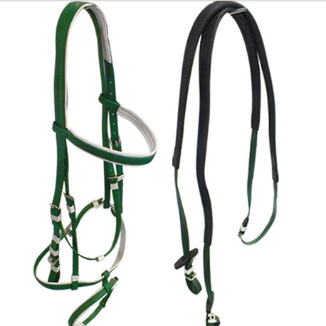 bridle with two nosebands in PVC
