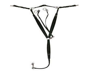 Dark green horse tack supply with martingales and breastplates PVC manufacturer supplier